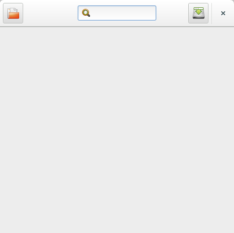 Erweitertes Minimalbeispiel mit Widget in der Titelleiste.