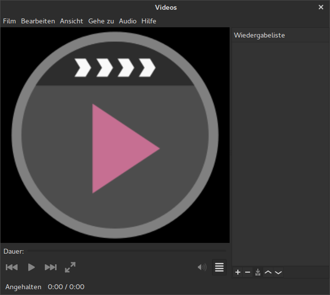 Video-App im Light Theme.