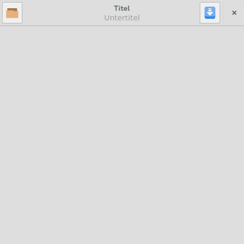 Beispiel-App aus dem letzten Tutorial mit dem neuen Theme.