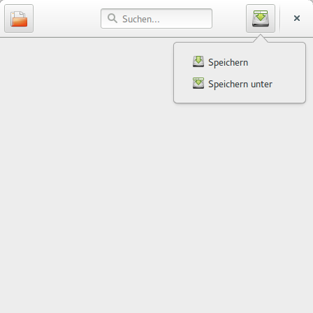Nicht ganz passend, aber möglich: Icons im GTK Popover.